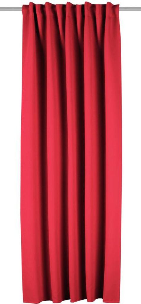 Neusser Collection Verdunklungsschal mit Gardinenband granat 135x245 cm