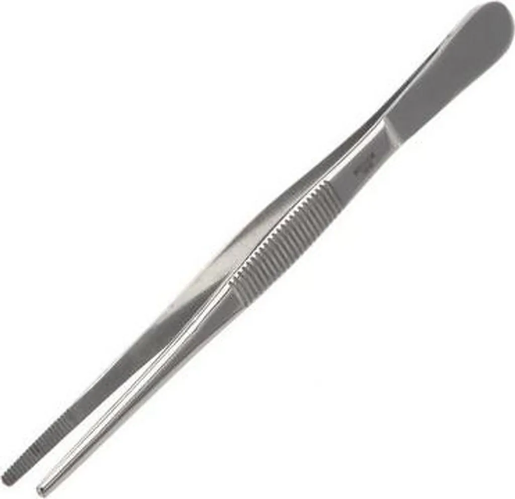Pincette universelle droite 14 cm en acier pour modélisme et petits soins