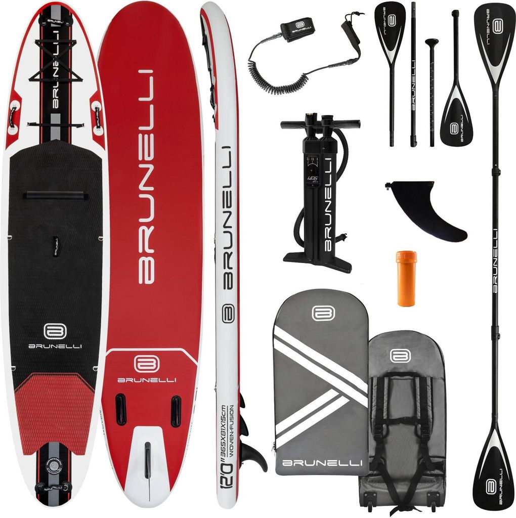 BRUNELLI 12.0 Woven X Fusion Double Layer iSUP Board Stand Up Paddle Set 365cm Type A