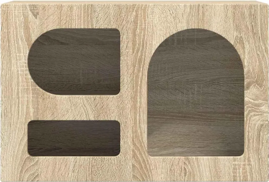 Mobile Porta TV vidaXL Rovere Sonoma 60cm - Design Salvaspazio - 5