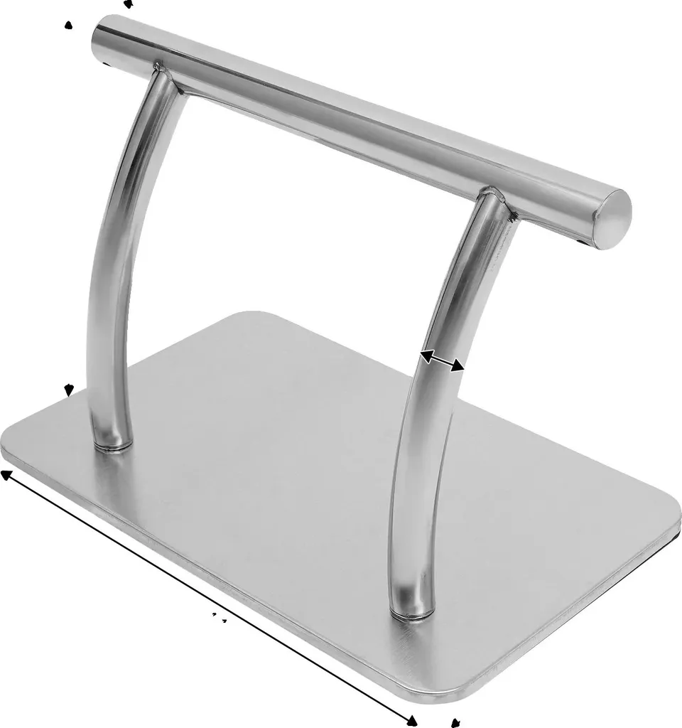 Repose-pieds pour fauteuil de coiffure : fini l'inconfort avec ce support argent
