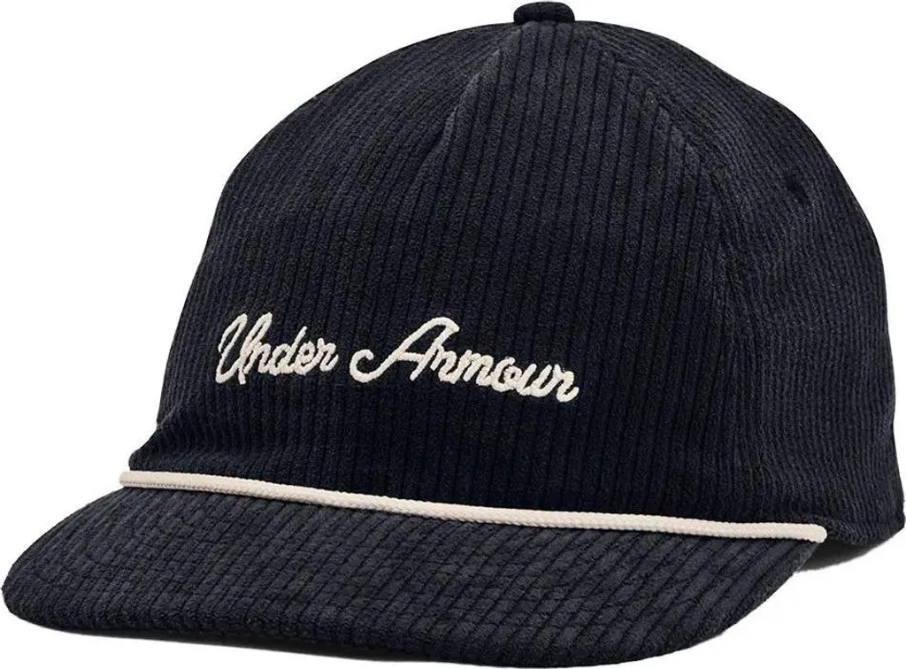 Casquette Under Armour Sportstyle Wide Noire Ajustable et Respirante