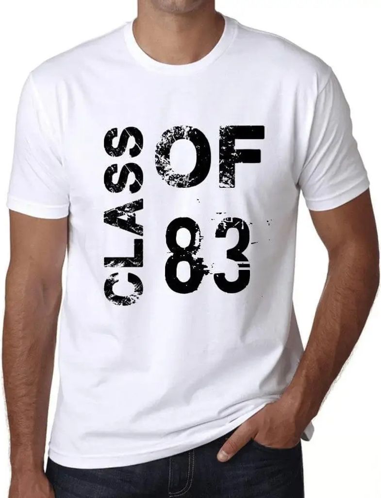 Herren Grafik T-Shirt Klasse von 83 – Class of 83 – Geschenk 41. Geburtstag Jahrestag 41 Jahre Jubiläum 41 Jährige Mann Jahrgang 1983 Kurzarm...