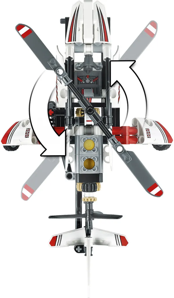LEGO Technic 42057 Hélicoptère Ultra-Léger - Maquette de Construction