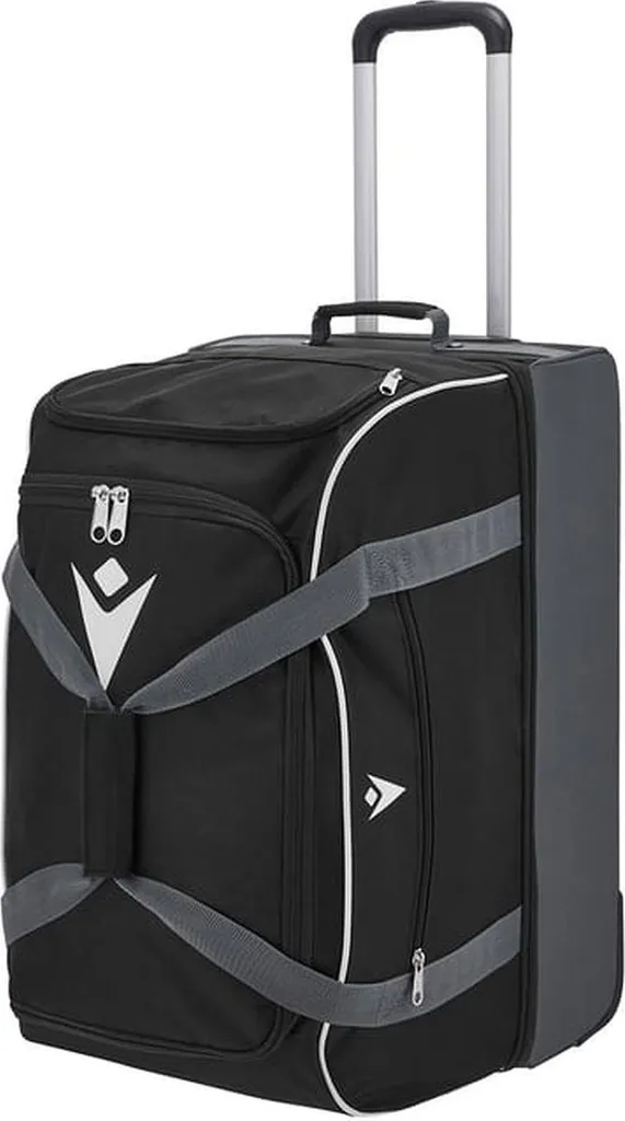 Sac à Maillots Macron Hangar Trolley à Roulettes Noir Ultra Résistant