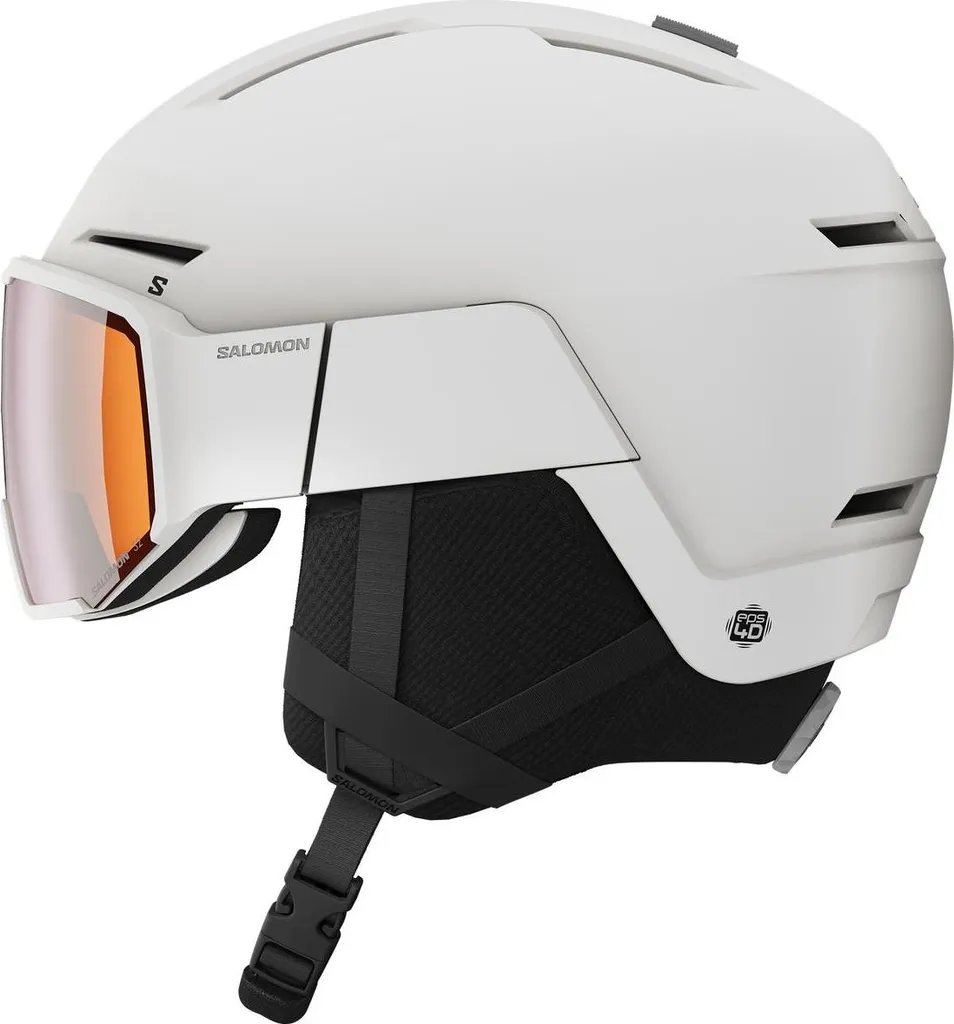 casque de ski salomon avec visiere Homme Pioneer LT Visor Casque de ski Salomon Pioneer