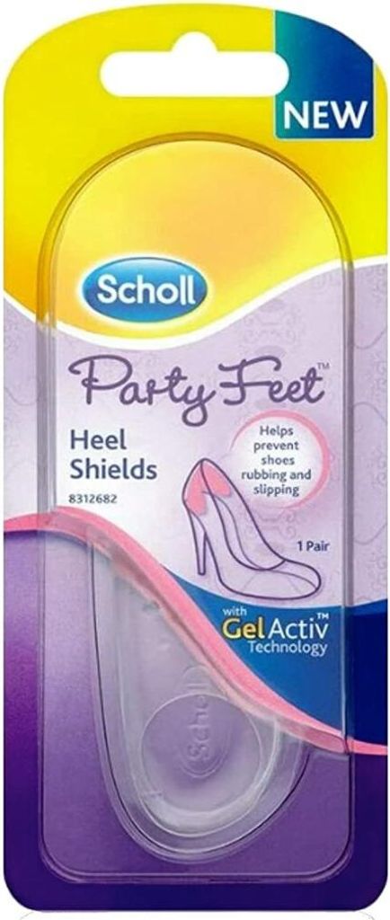 Scholl Party Feet Heel Shields Helps Prevent Shoes Rubbing and Slipping