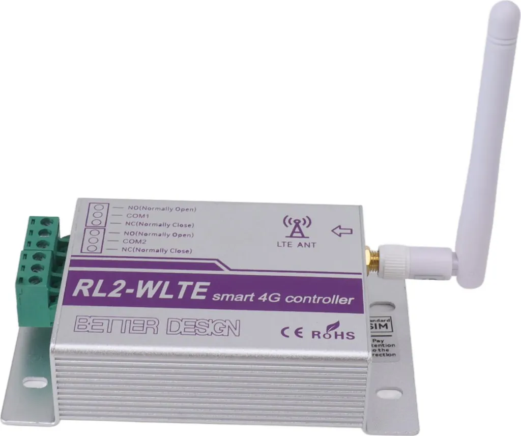 Relais de commande 4G pour automatisme industriel et portail de garage