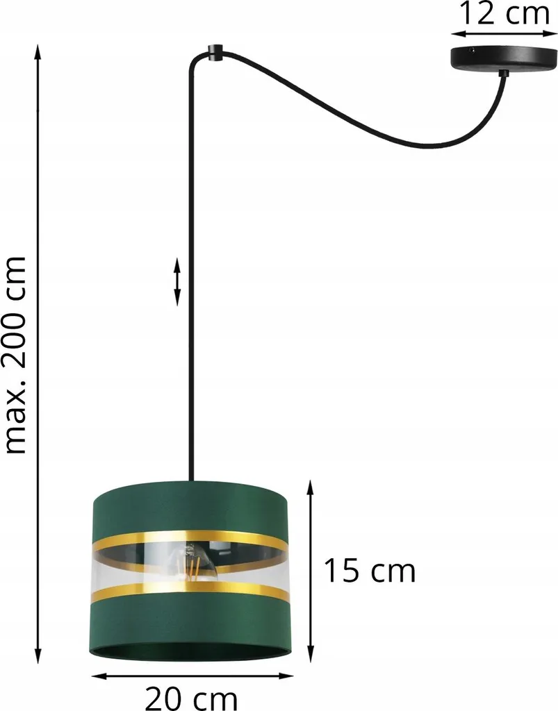 Plafoniera Tessuto Moderna E27 | Lampadario Sospensione Versatile - 7