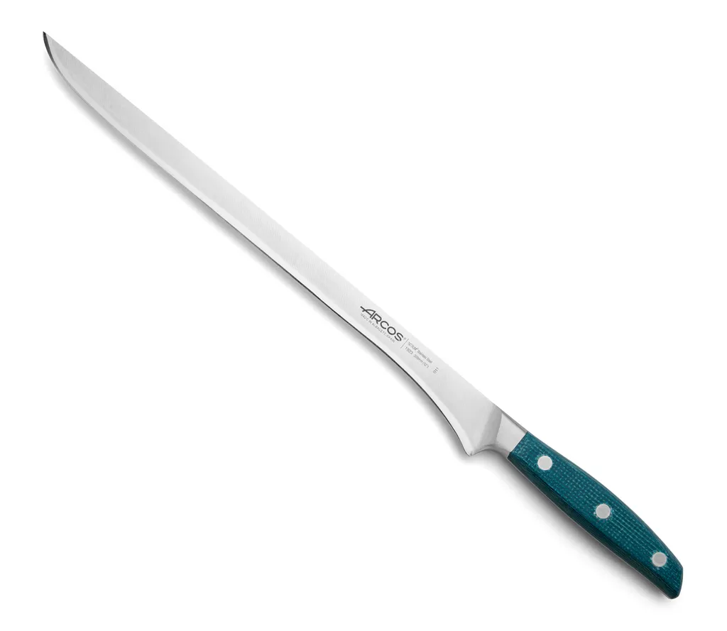 Arcos Brooklyn: Il Coltello per Prosciutto Elegante in Micarta Blu - 1