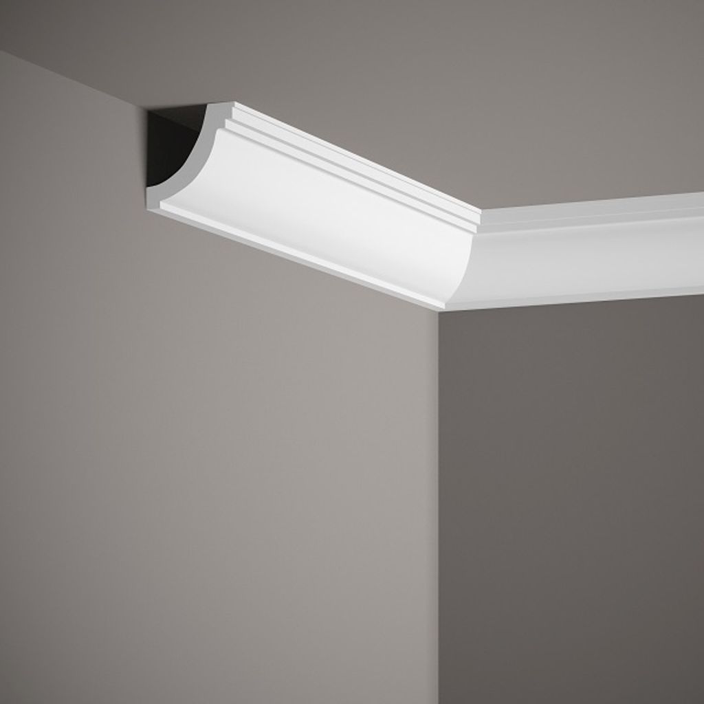 Mardom Deckenleiste MDB063 Profoam 55 x 45 x 2000 mm Weiß Stuckleiste