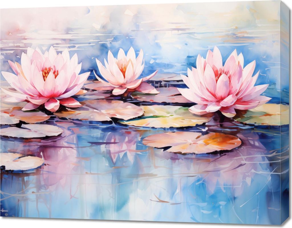 Bild 90x70cm Ruhige Reflexionen