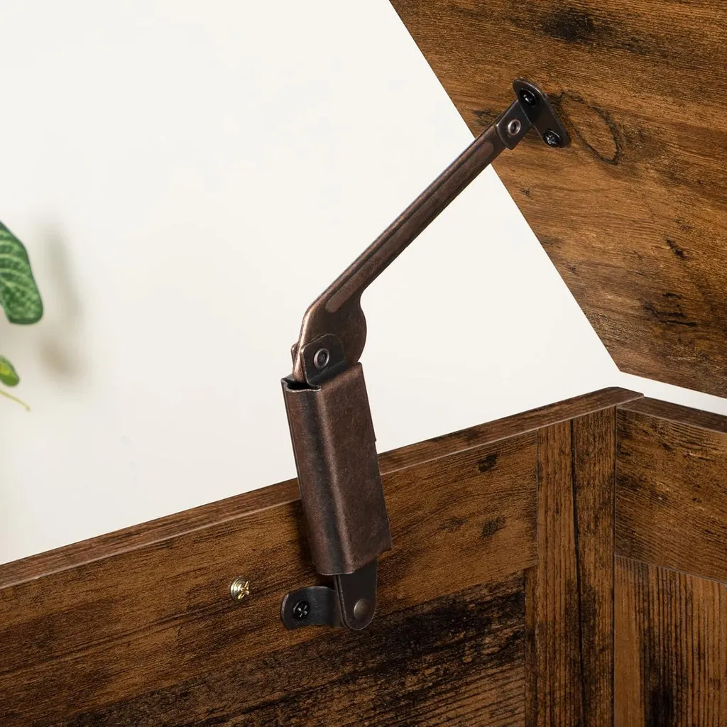 Banc à Chaussures et Coffre de Rangement pour Entrée Brun Foncé 100cm - 6