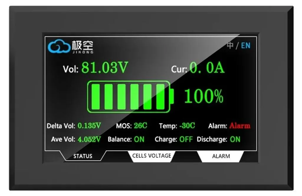 Système de gestion de batterie compatible multiple et écran LCD43