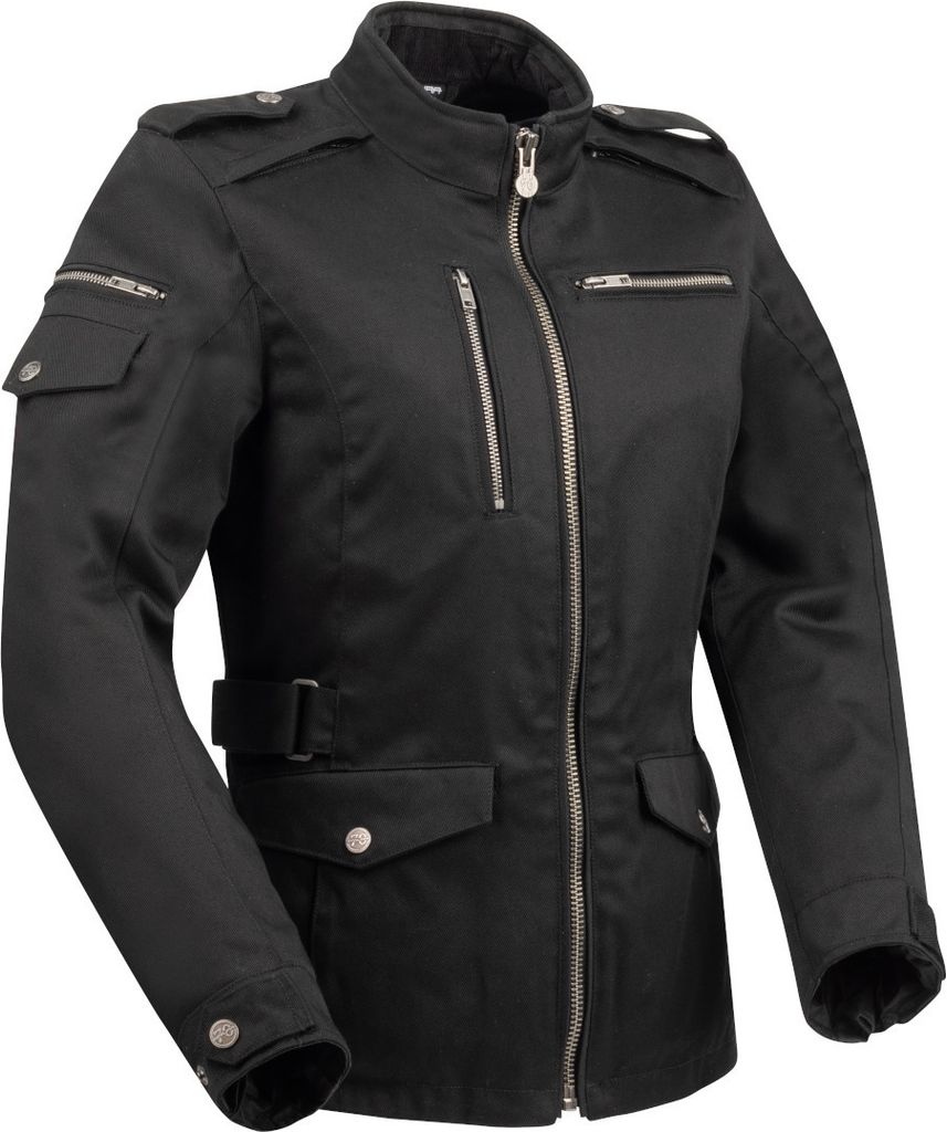 Segura Leyton Damen Motorrad Textiljacke, schwarz, 42 Produktbild 