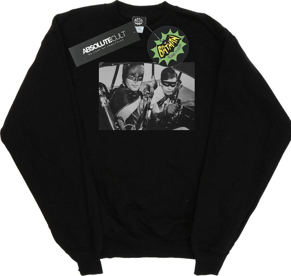 DC Comics - "Batman TV Series Ready For Action" Sweatshirt für Herren BI14629 (M) (Schwarz)