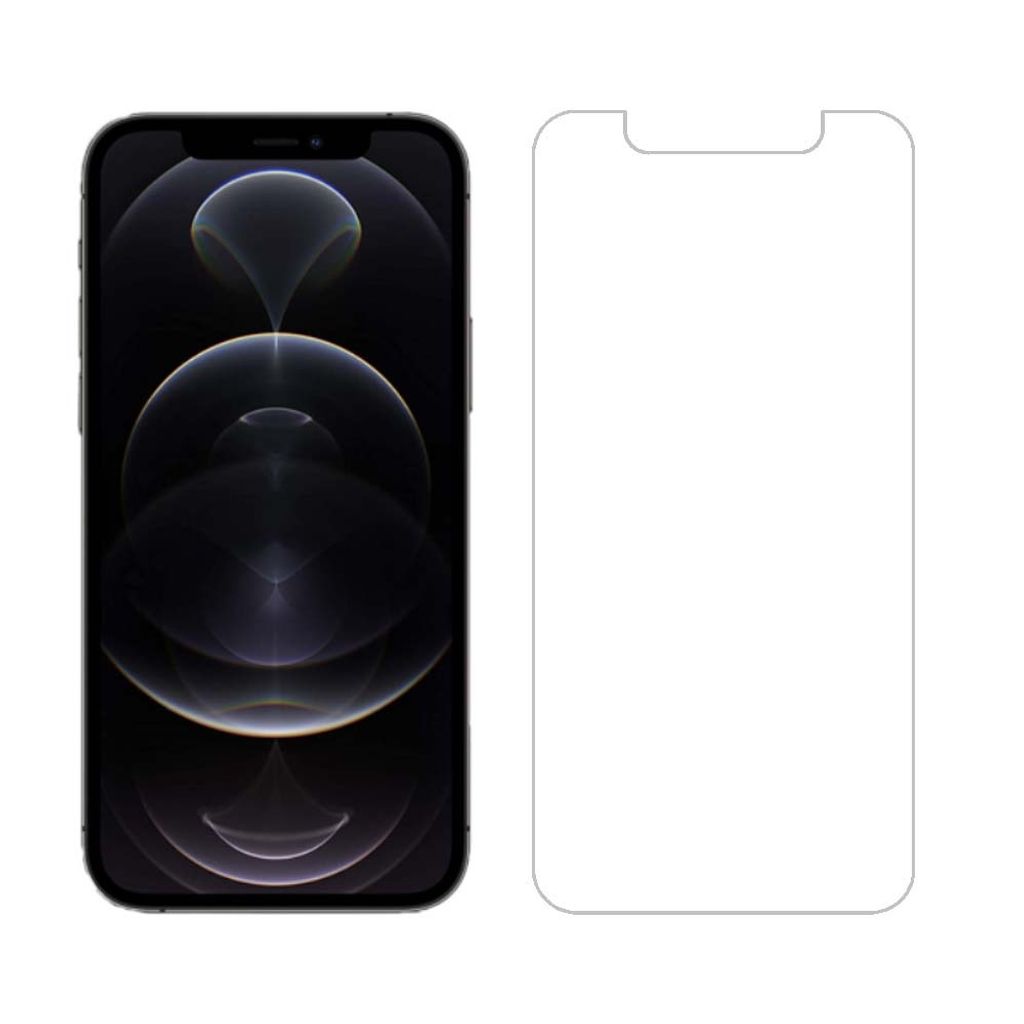 Smartphonica iPhone 12 Pro Max Displayschutzfolie aus Glas mit Kerbe