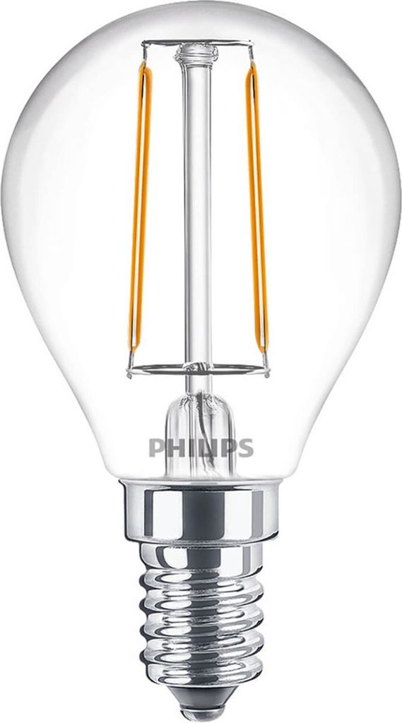 Žárovka Philips Filament čirá 25W Filament P45 E14 Obrázek produktu 