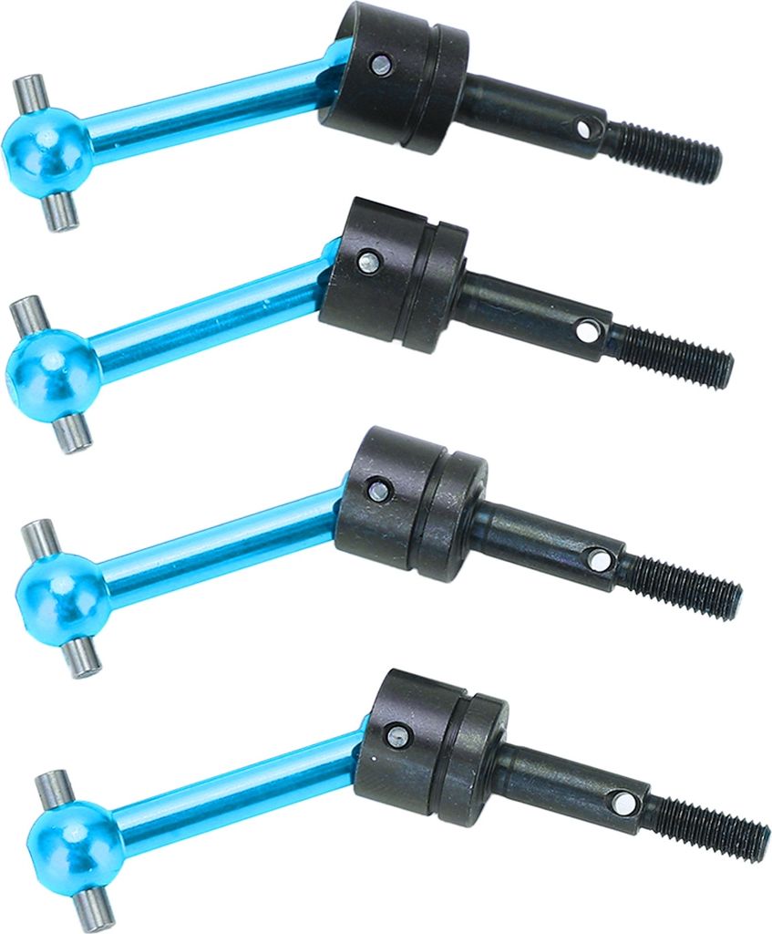 4pcs Metall Universal Drive Welle CVD 70 mm für Tamiya TT02 1/10 RC -Auto -Upgrade Partsblue