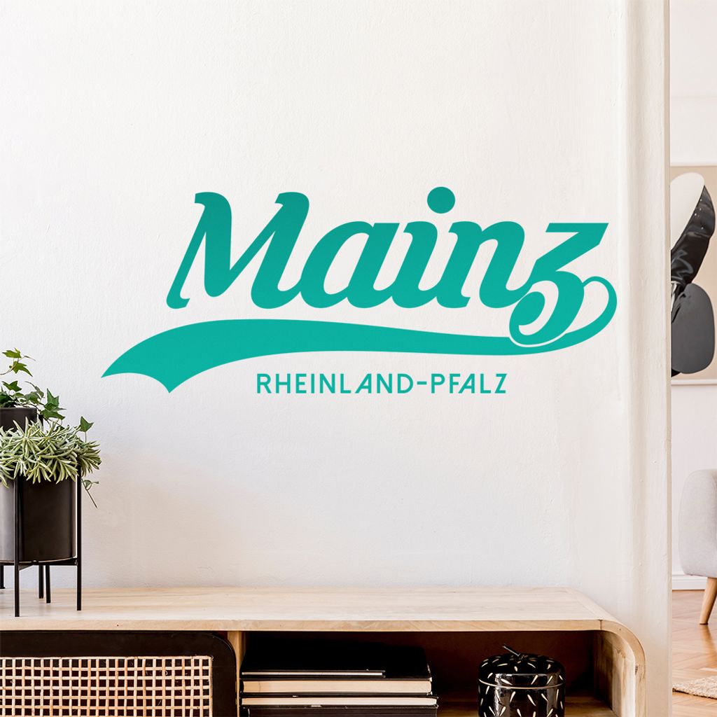 Mainz Rheinland-Pfalz Wandtattoo Wandaufkleber Wall Sticker - Dekoration, Küche, Wohnzimmer, Schlafzimmer, Badezimmer