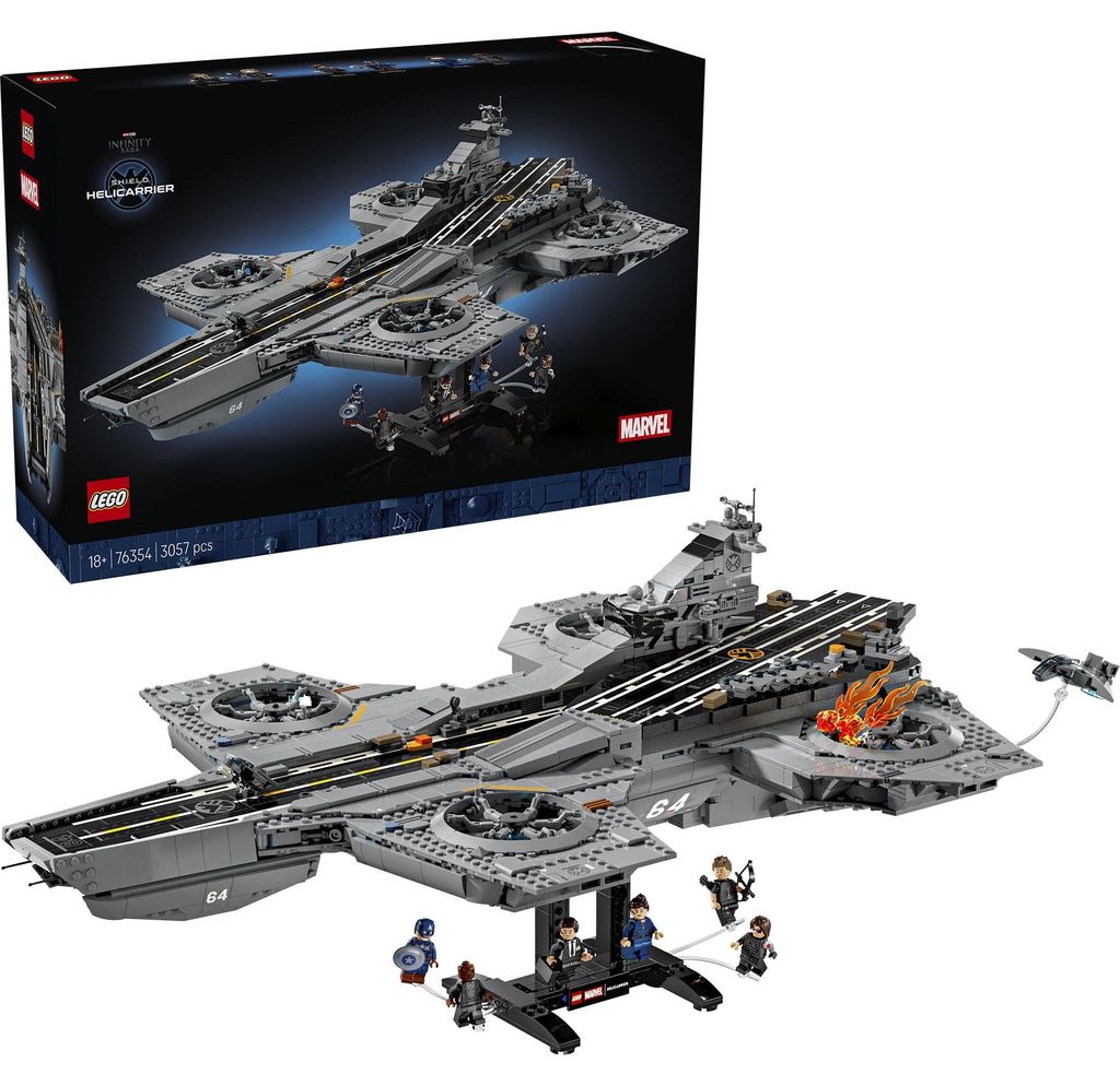LEGO 76354 Marvel Super Heroes S.H.I.E.L.D.-Helicarrier Immagine del prodotto 