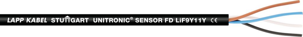 10 Meter Lapp 7038868 Unitronic Sensorleitung FD Lif9Y11Y 8x0,25 mm² I hochflexible Schleppkettenleitung I UV-beständiges Datenkabel für Schlepp...