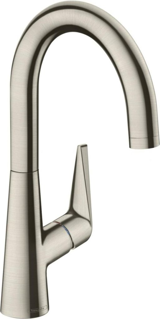 hansgrohe Einhebel-Küchenmischer 220 TALIS S DN 15, mit Schwenkauslauf Edelstahl-Optik