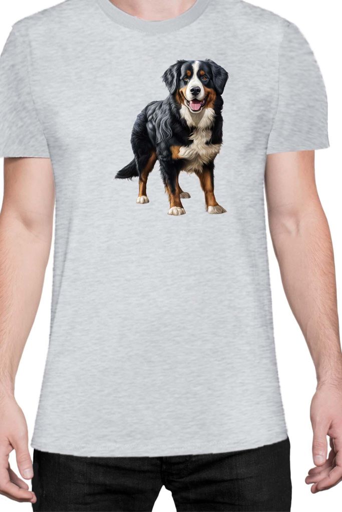 Herren T-Shirt Dogs Breeds Weimaraner Dog Breed 007, Man 2XL / Grau