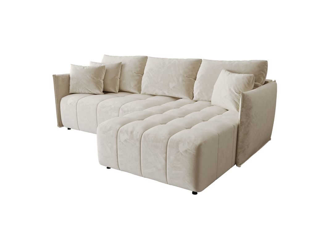 A sectional sofa is shown against a white background.