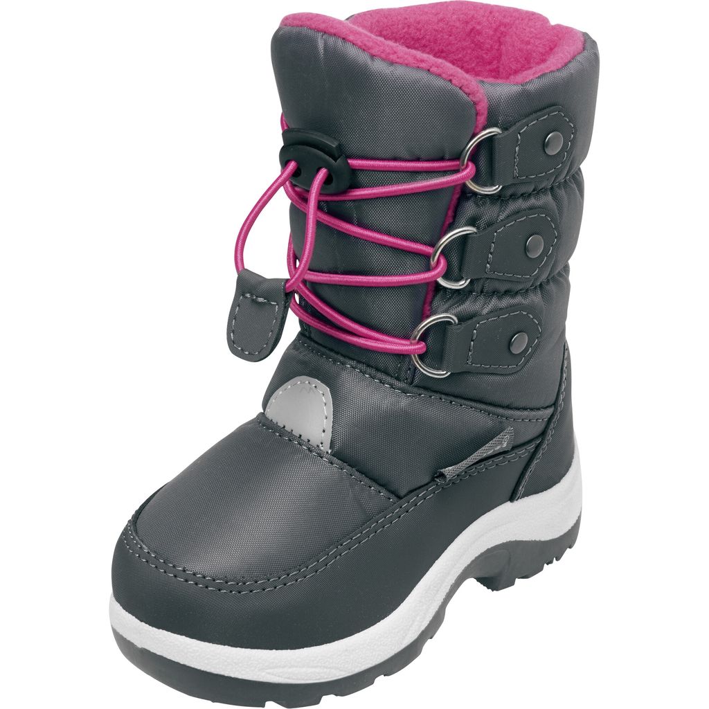 Playshoes - Winterstiefel mit Schnürsenkeln für Kinder - Rosa