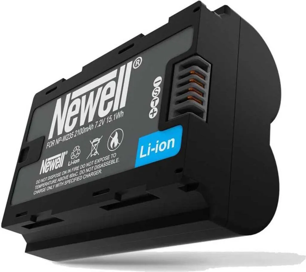 Batterie Newell NP-W235 pour Fujifilm X-T4 X-T5 X-H2S de 2300mAh
