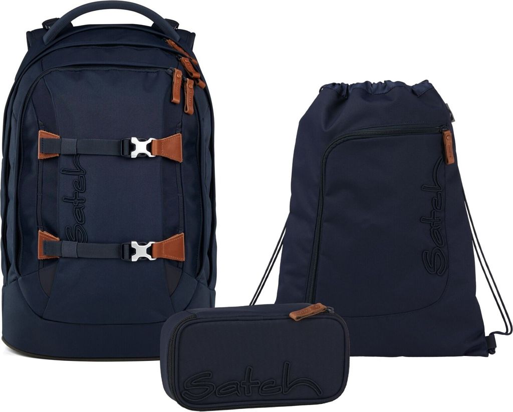 Satch Pack Nordic Blue Skandi Edition Schulrucksack 3tlg. Produktbild 