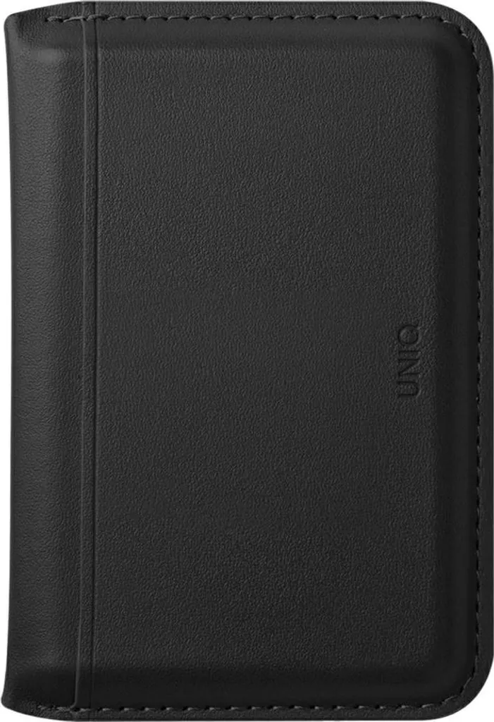 Portafoglio Uniq Lyden DS Nero: MagSafe, RFID e Stand per iPhone