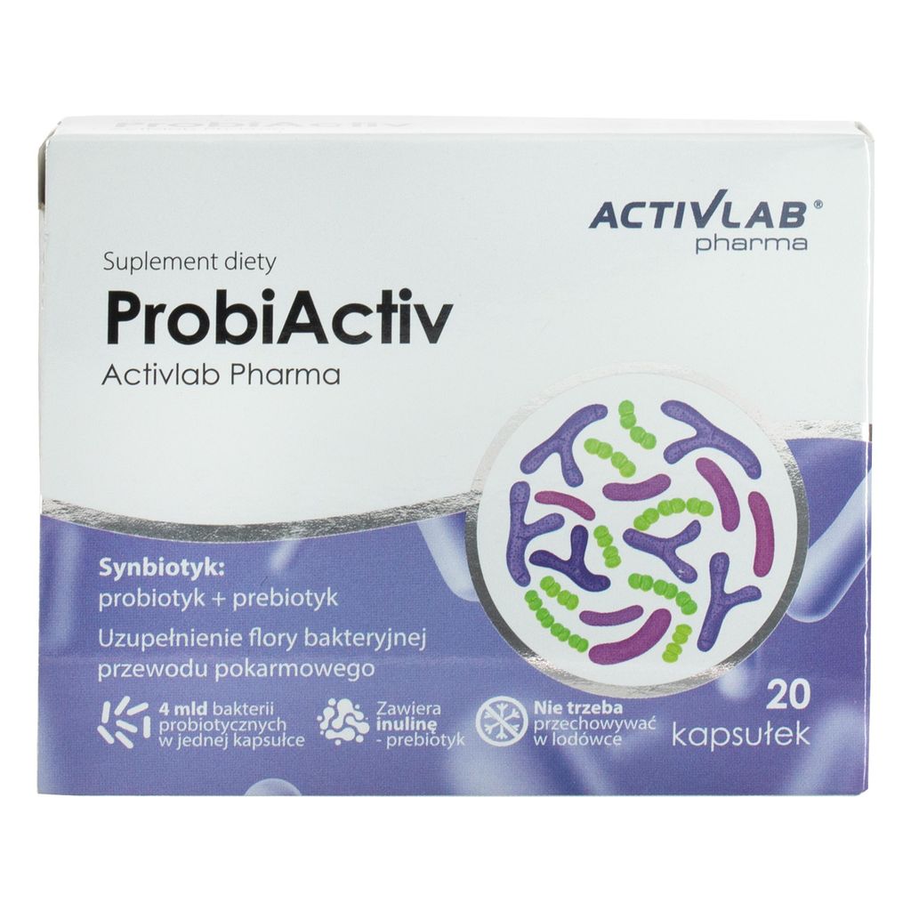ActivLab Pharma ProbiActiv, 20 kapsułek Immagine del prodotto 