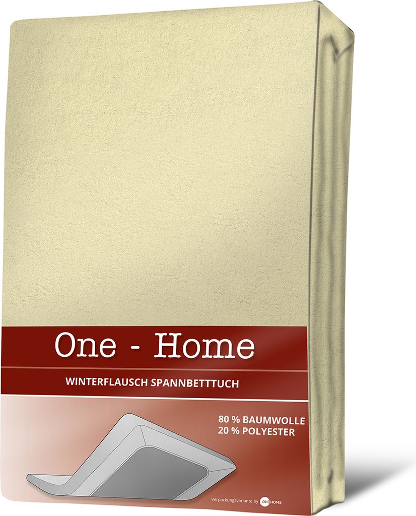 Spannbettlaken 180-200x200 cm Winter natur kuschelig Warme Bettlaken Baumwolle