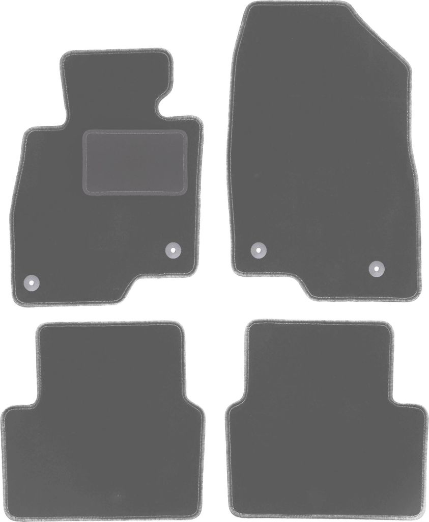 Graphit-Fußmatten für: Mazda 3 III (BM) Fließheck, Limousine (2013-)