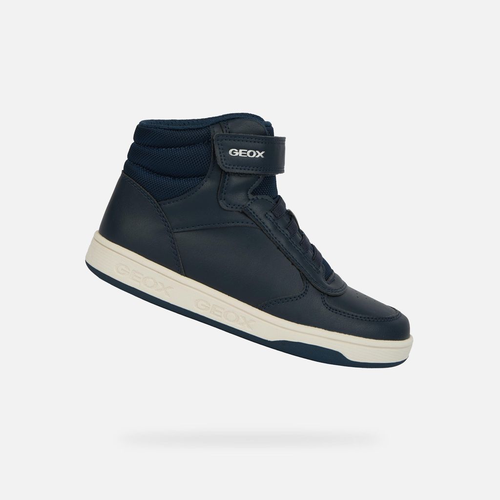 Geox Dunkelblaue Jungen-Ankle-Boots von Maltin 32