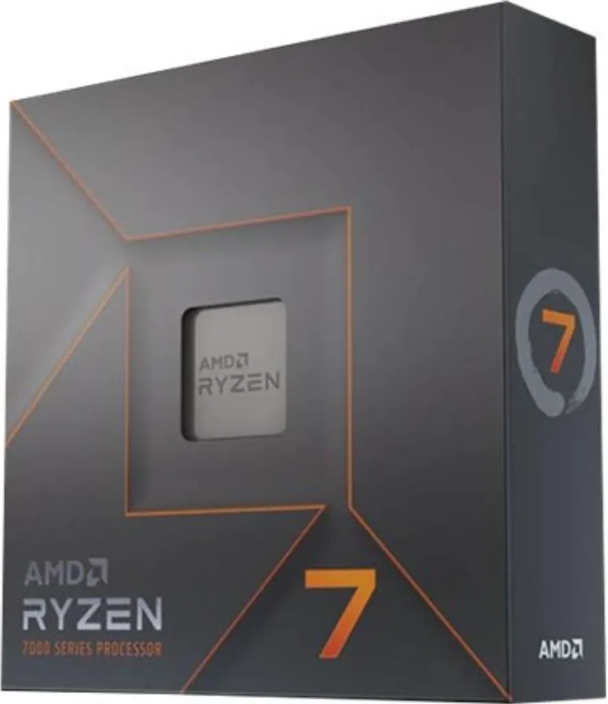 Processeur de Gaming AMD Ryzen 7 7700X Socket AM5 pour PC Fixe Haute Performance