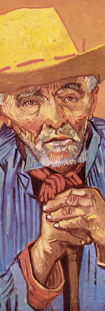 Vincent Van Gogh Kunstdruck Bild - Porträt Von Patience Escalier, 1888, Detail (158 x 53 cm)