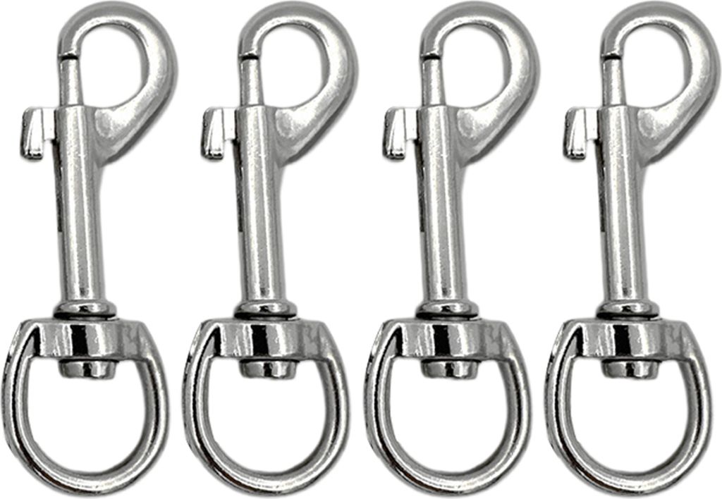 4 Teile/satz Flagge Swivel Clip Heavy Duty Zink-legierung Wetter Beständig Haustier Leine Schnalle Fahnenmast Fall Seil Karabinerhaken Fahnenmast ...