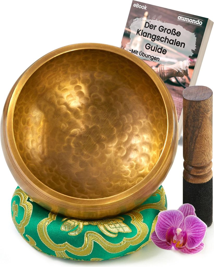 Große Original Tibetische Klangschale - 13cm. Klangschalen Produktbild 12