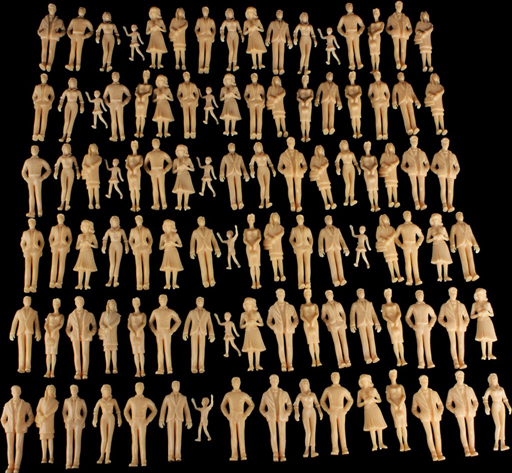 100 Stehende Spur G Figuren (100 Stück) Produktbild 