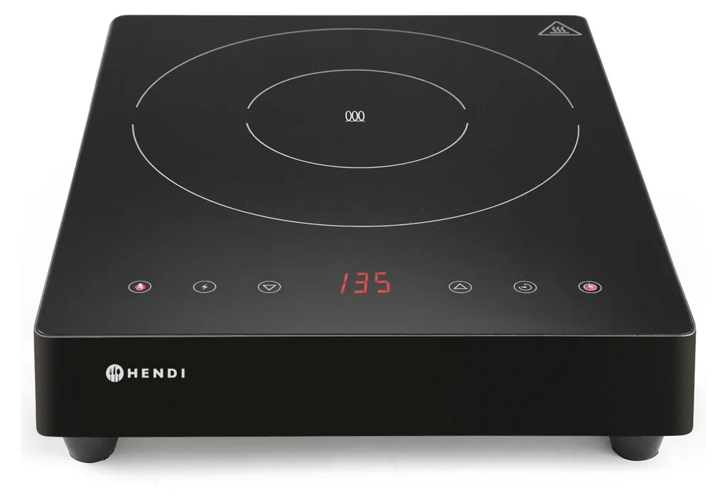 Plaque Induction Inox 3500W Kitchen Line - Grande Puissance 230V Hendi