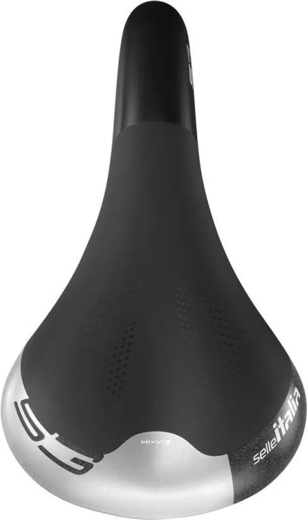 Selle vélo gel haute visibilité Selle Italia S3 L1 grand confort noir