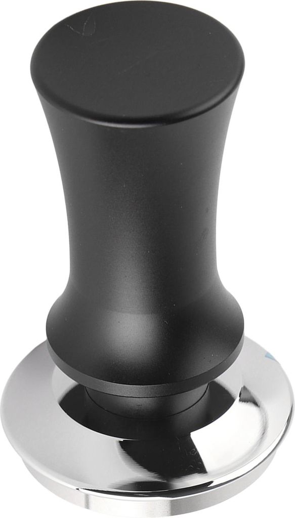 Kaffeestampfer Kaffeepulver Presse Hammer Edelstahl Konstanter Druck für Kaffee Zubehör Schwarz 53mm