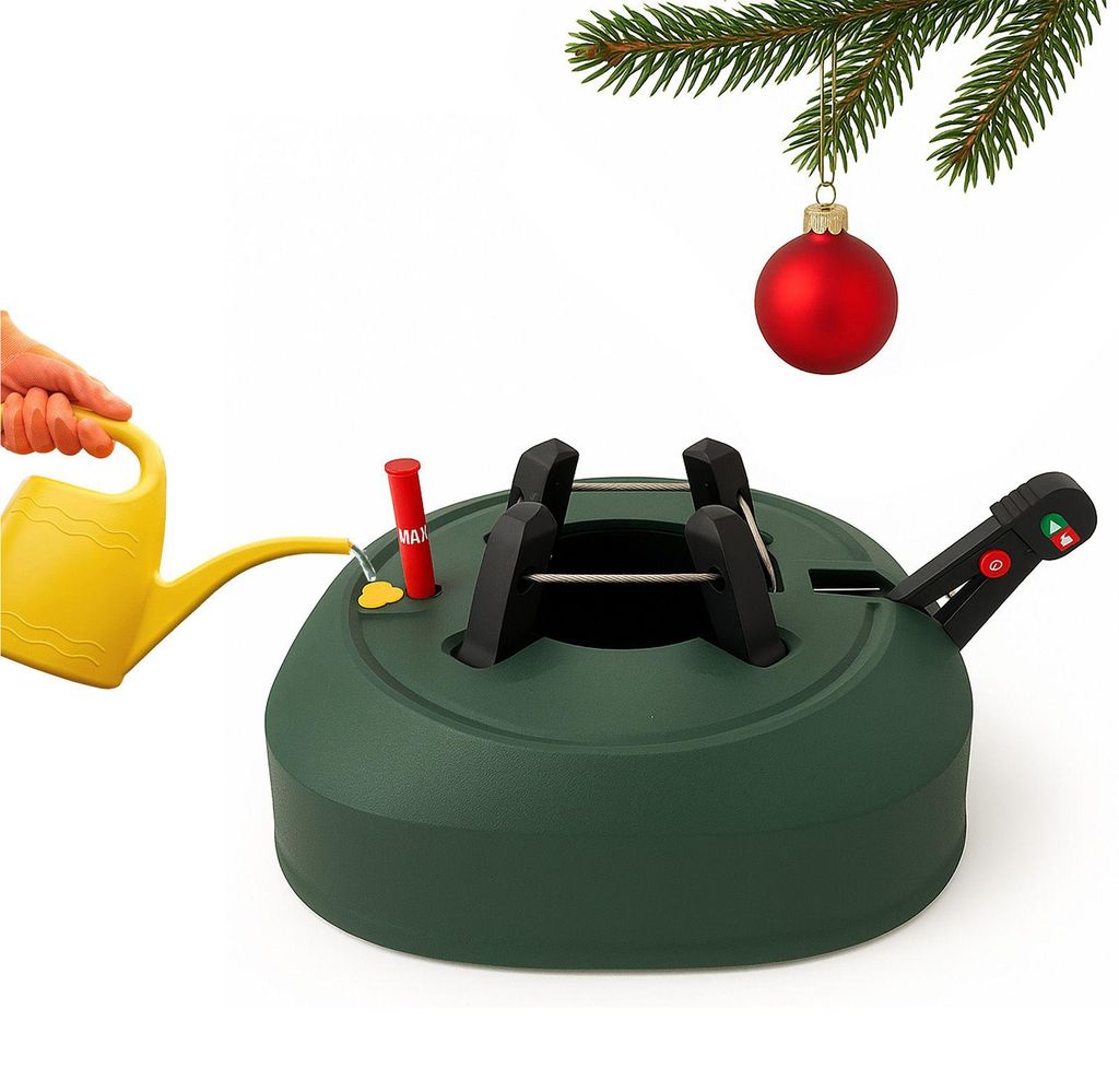 Support pour sapin de Noël BURI vert, hauteur d'arbre 2,20 Image du produit 