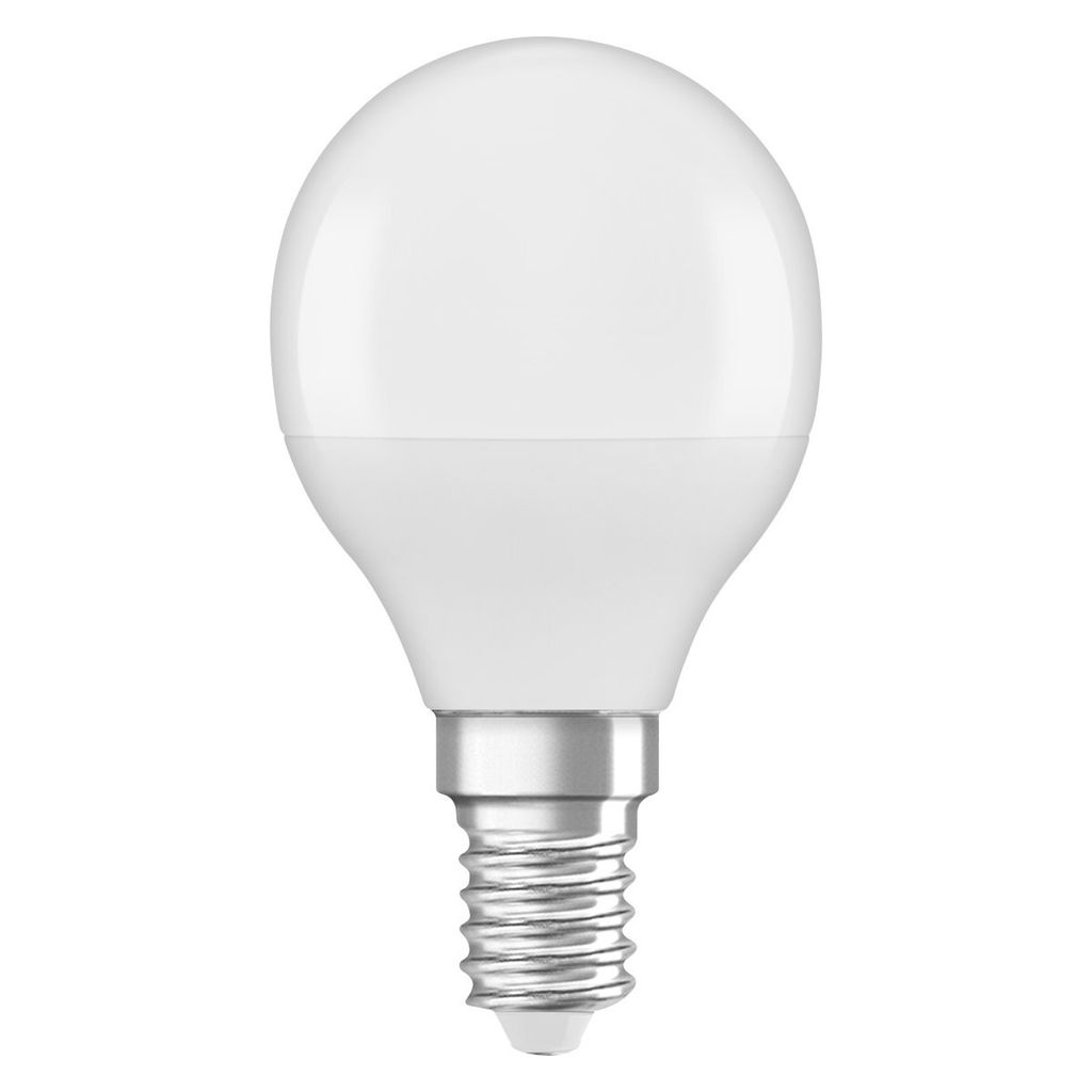 Osram LED Leuchtmittel P45 Tropfen 5,5W = 40W E14 matt 470lm Tageslicht 6500K kaltweiß