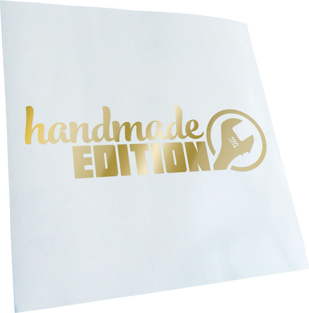 Kiwistar - Autoaufkleber - Handmade Edition - Goldchrom - 60x18cm - Aufkleber für Auto, Laptop, Fahrrad, LKW, Motorrad mehrfarbig JDM Decal Racing