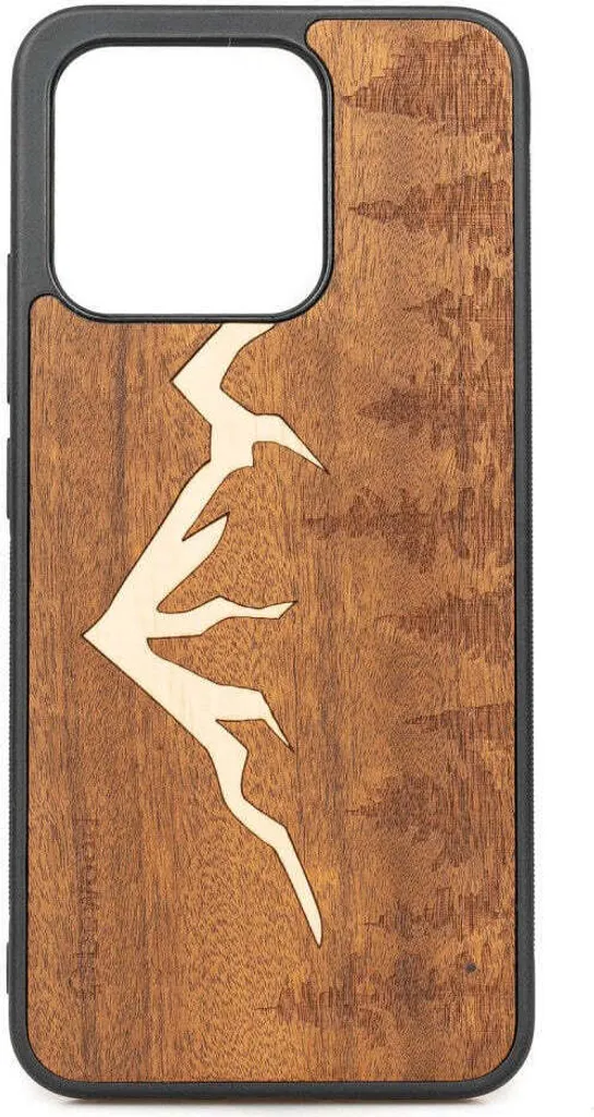 Protection Xiaomi 13 Originale en Bois et Silicone - Série Montagne