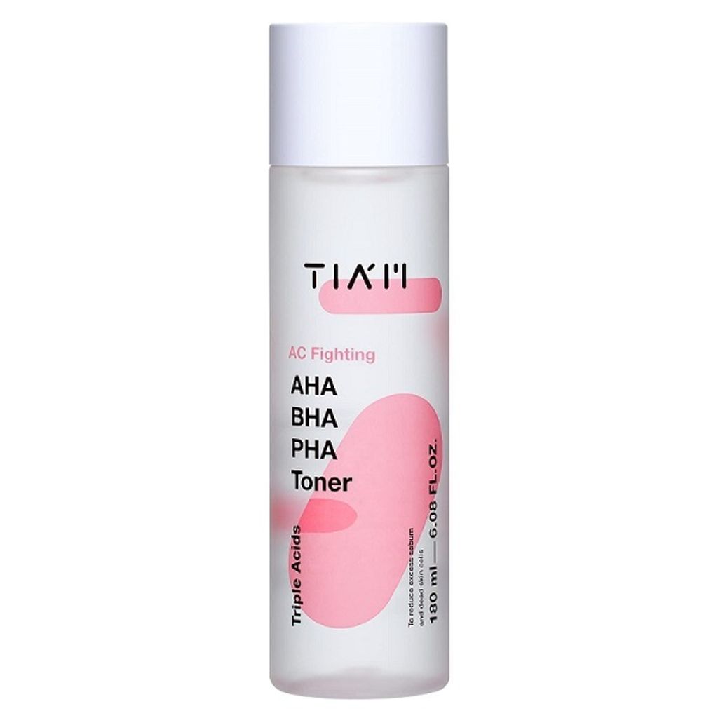 TIAM AC Fighting AHA BHA PHA Toner 180ml - Toner mit Säuren für problematische Haut